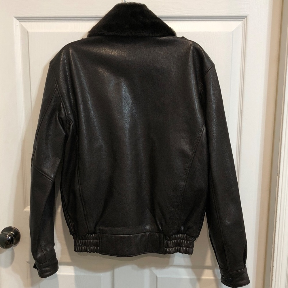 The CockPit USA Goatskin Leather Bomber Jacket 38R - Picture 2 of 16